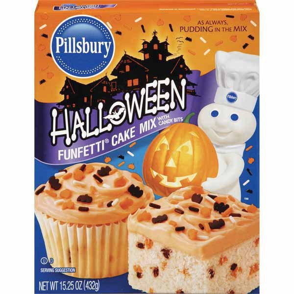 Pillsbury Halloween Cookies Walmart
 Pillsbury Halloween Funfetti Cake Mix Wal Mart