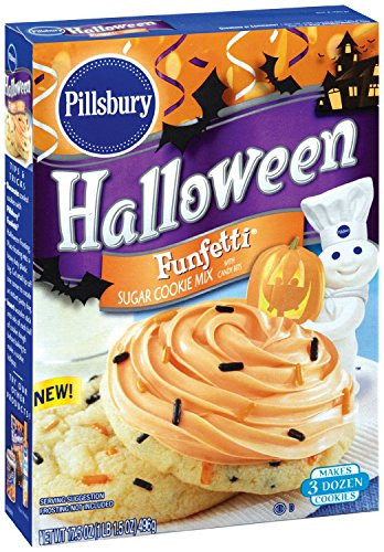 Pillsbury Halloween Sugar Cookies
 Pillsbury Halloween Funfetti Sugar Cookie Mix with Candy