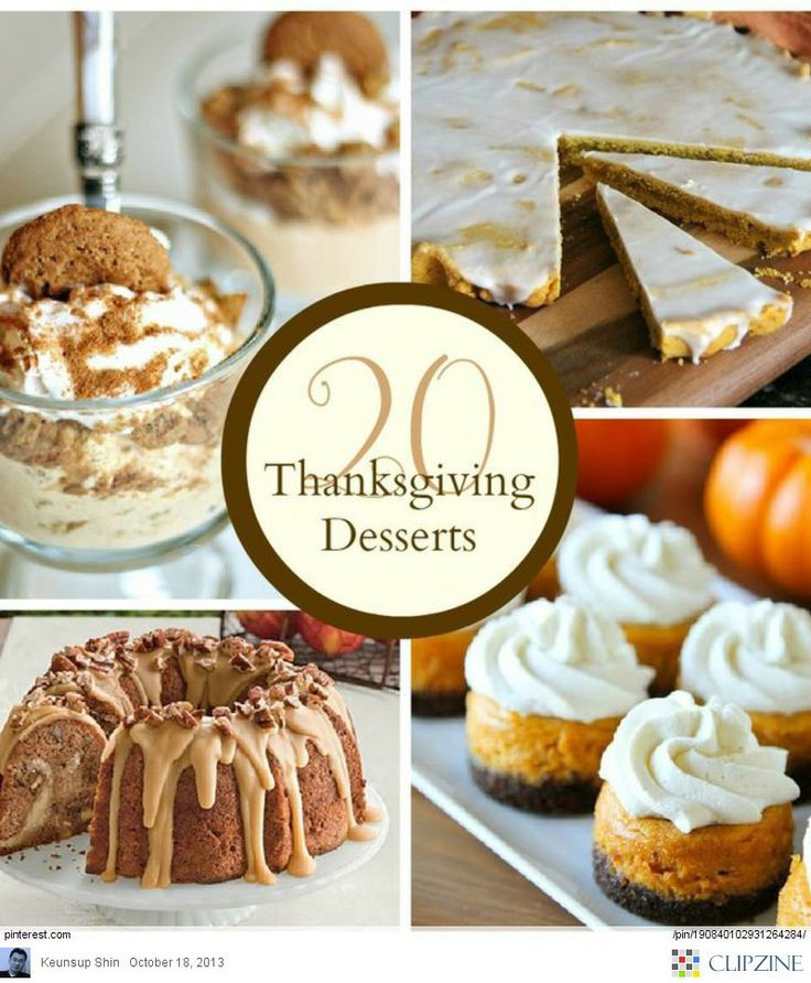 Pinterest Thanksgiving Desserts
 Thanksgiving desserts Ideas Thanksgiving