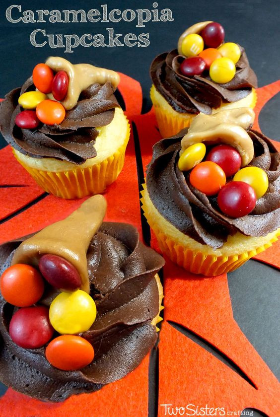 Pinterest Thanksgiving Desserts
 Thanksgiving Caramelcopia Cupcakes
