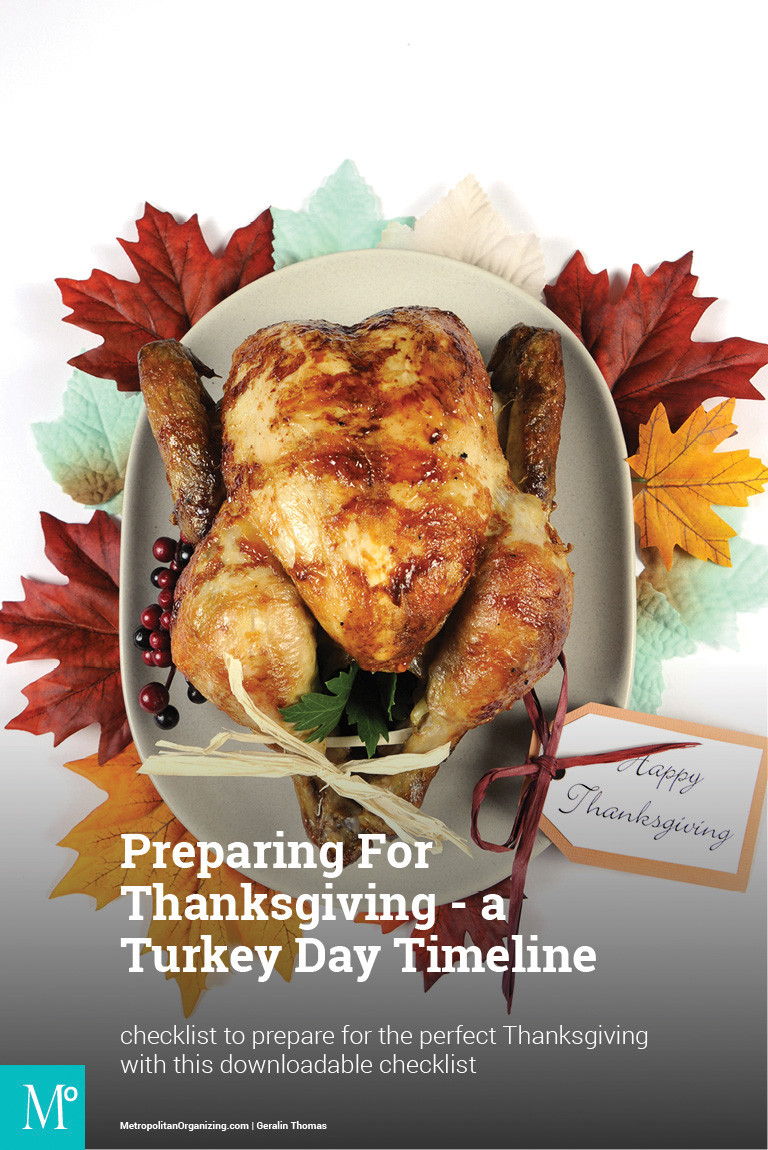 Prepare A Turkey For Thanksgiving
 Turkey Day Timeline Checklist Preparing For Thanksgiving