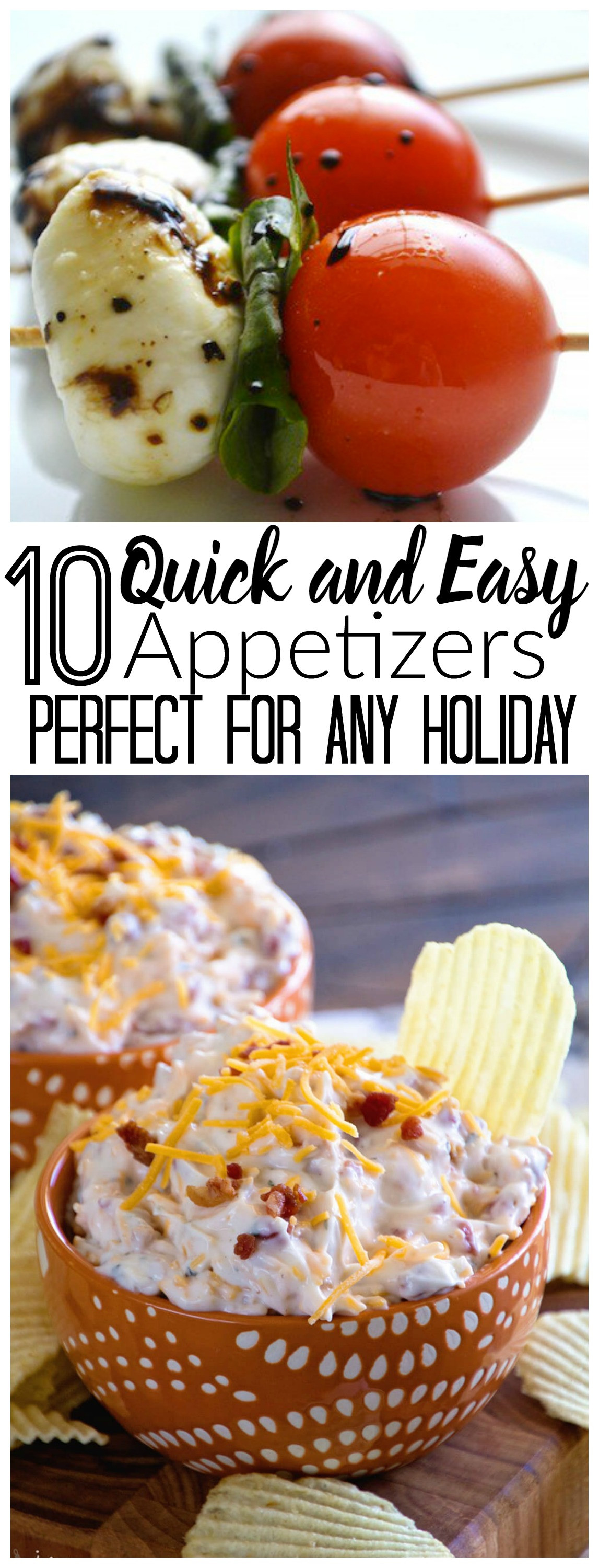 Quick And Easy Christmas Appetizers
 10 Quick and Easy Appetizers Perfect for any Holiday