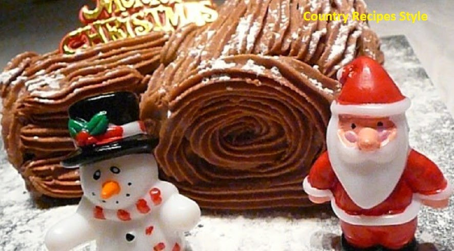 Quick And Easy Christmas Cake Recipes
 Fast and Easy Christmas Yule Log Cake Country Recipes
