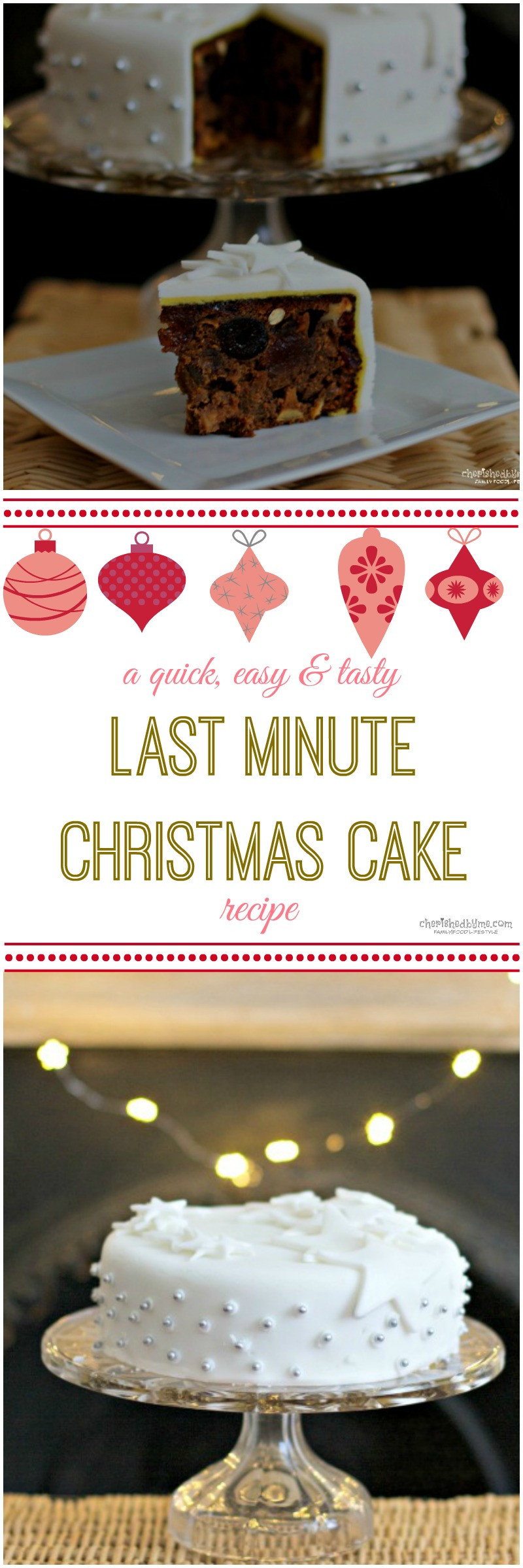 Quick And Easy Christmas Cake Recipes
 Quick and Easy Last Minute Christmas Cake Cherished By Me
