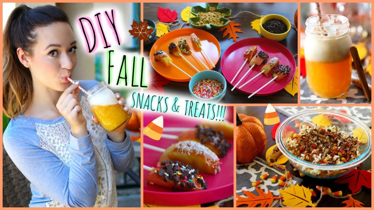 Quick And Easy Fall Desserts
 DIY Fall Snacks Party Treats ♡ Quick and Easy