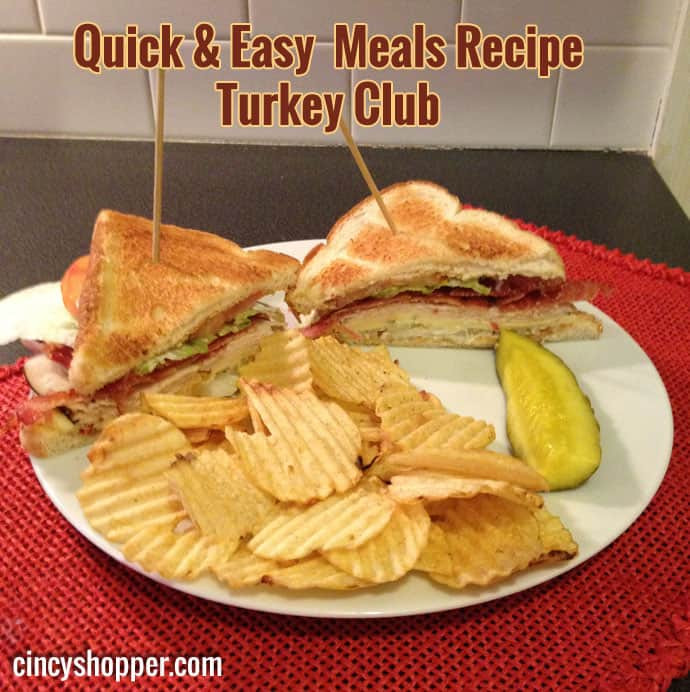 Quick And Easy Thanksgiving Recipes
 Quick and Easy Meals Recipe Turkey Club CincyShopper