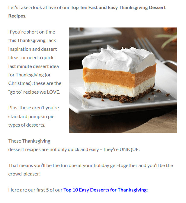 Quick And Easy Thanksgiving Recipes
 Easy Thanksgiving Desserts To Try This Year Fun Recipes