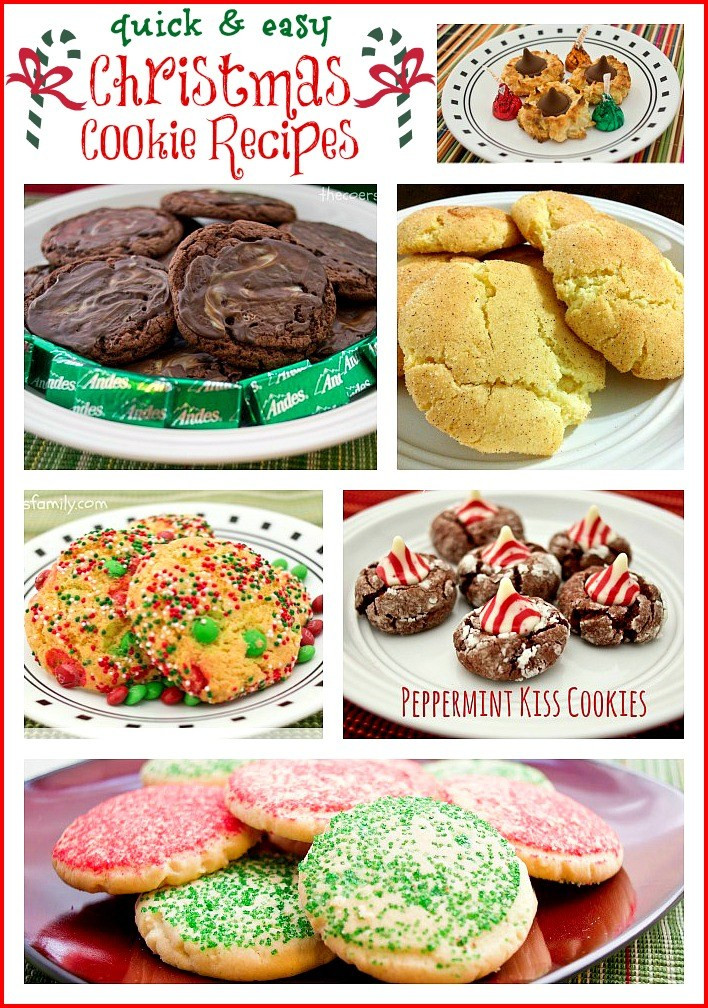 Quick Easy Christmas Cookies
 Quick and Easy Christmas Cookie Recipes The Coers Family