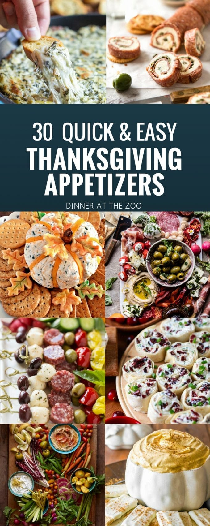 Quick Thanksgiving Appetizers
 30 Thanksgiving Appetizer Recipes Dinner at the Zoo