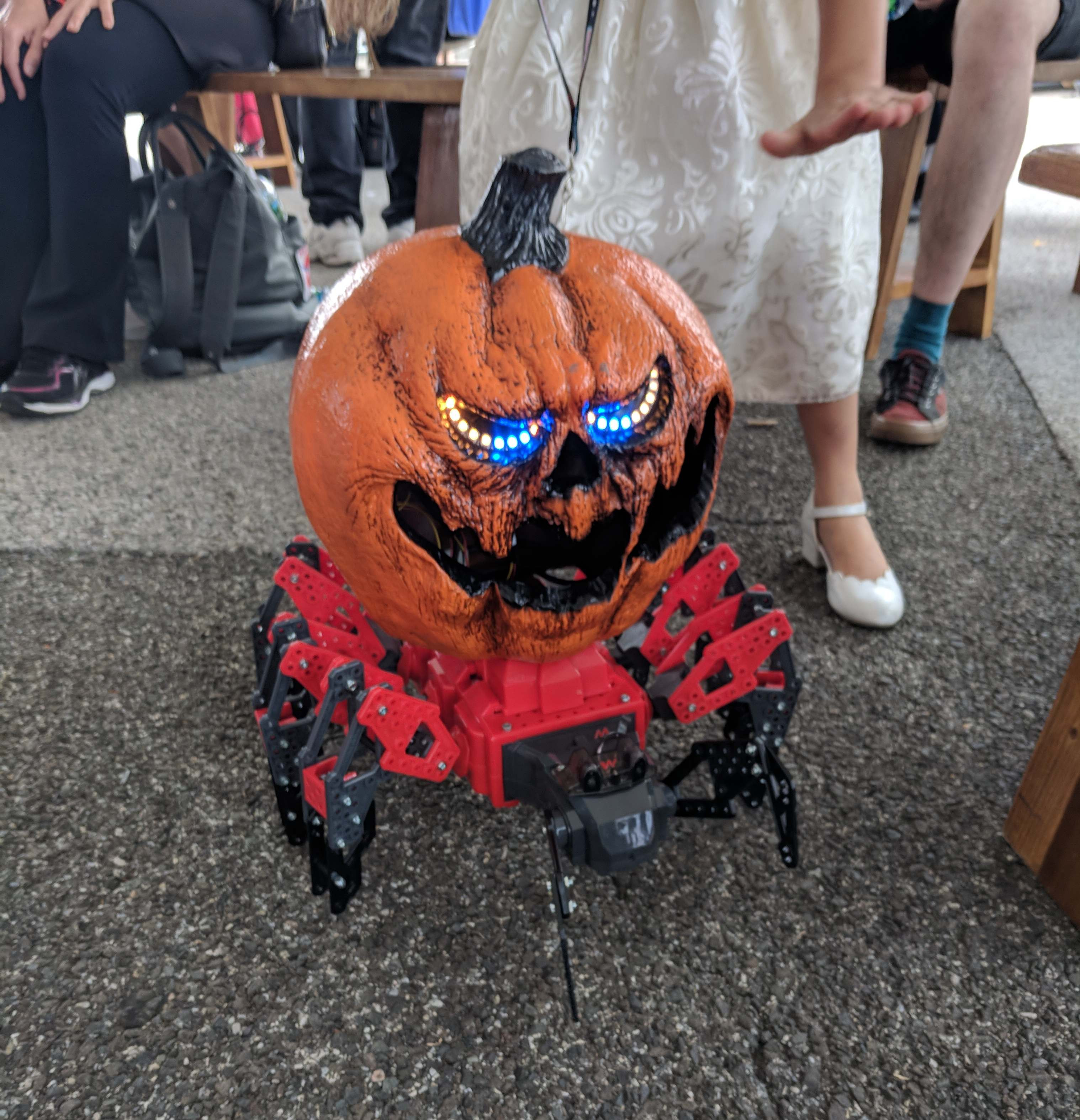 Radioactive Pumpkin Seeds Fallout 76
 ‘Pumpkinstein’ is a Spooktacular MeccaSpider & Pumpkinbot