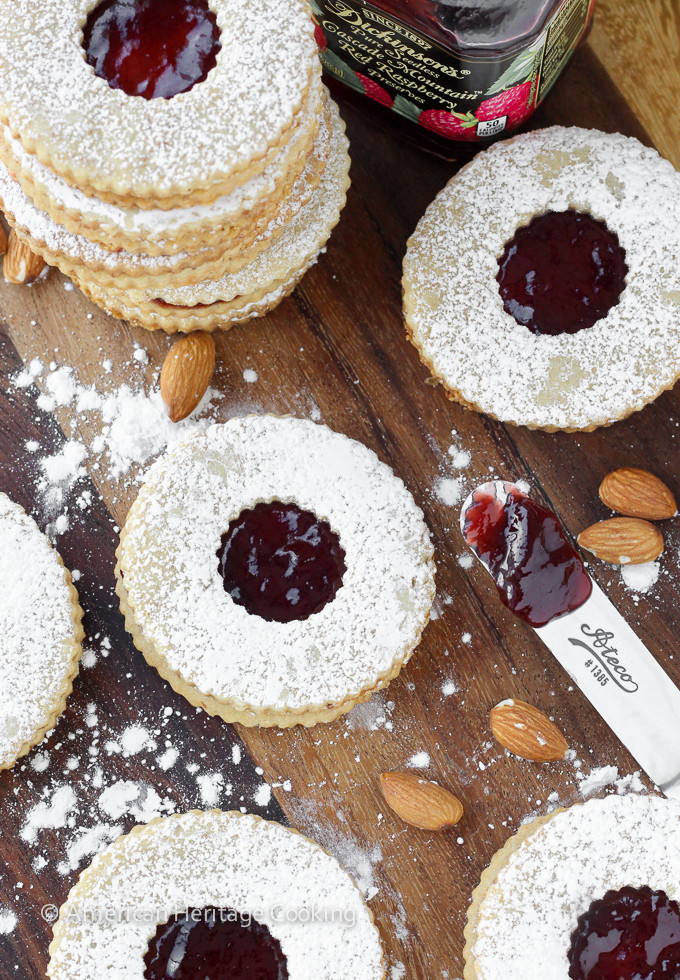 Raspberry Christmas Cookies
 Traditional Raspberry Linzer Cookies Christmas Cookies