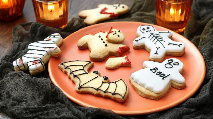 Recipes For Halloween Cookies
 Scary Halloween cookies recipe BBC Food