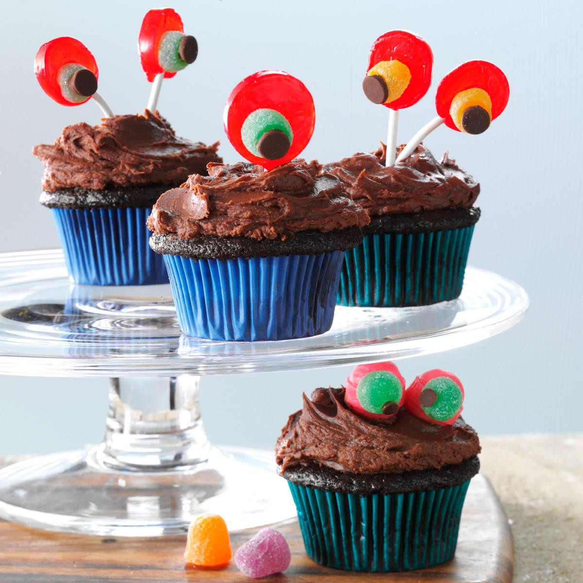 Recipes For Halloween Cupcakes
 Devil s Food Cupcakes with Chocolaty Frosting Recipe
