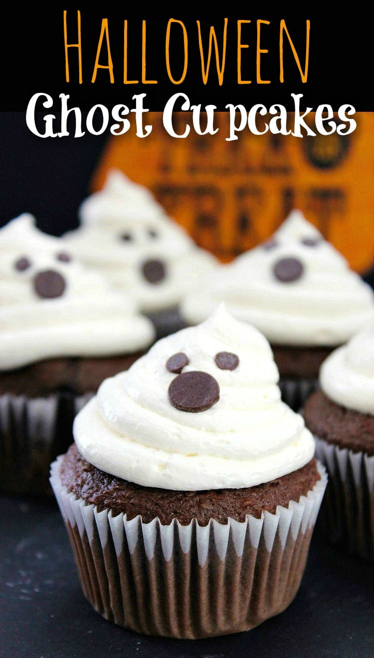 Recipes For Halloween Cupcakes
 Halloween Ghost Cupcakes Recipe