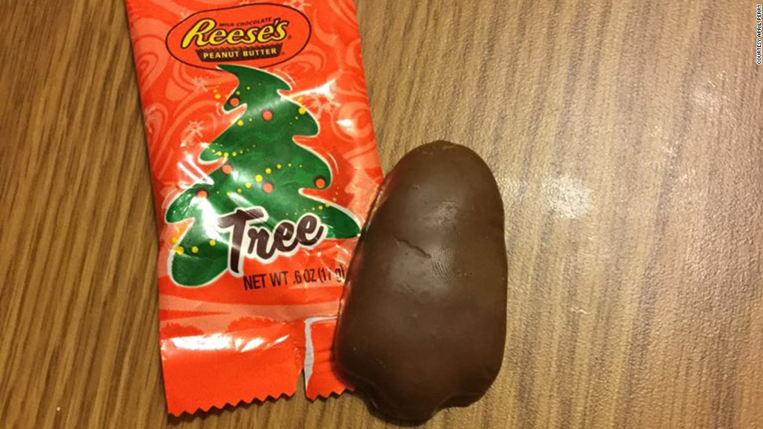 Reeses Christmas Tree Candy
 Reese s Peanut Butter Cups fail as Christmas trees CNN