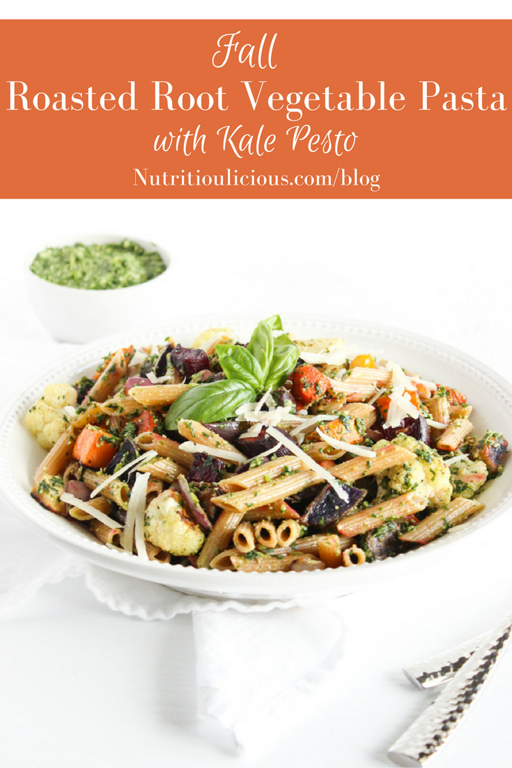 Roasted Fall Root Vegetables
 Fall Roasted Root Ve able Pasta with Kale Pesto