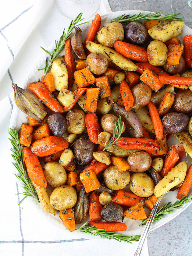 Roasted Fall Root Vegetables
 Roasted Fall Ve ables with Rosemary