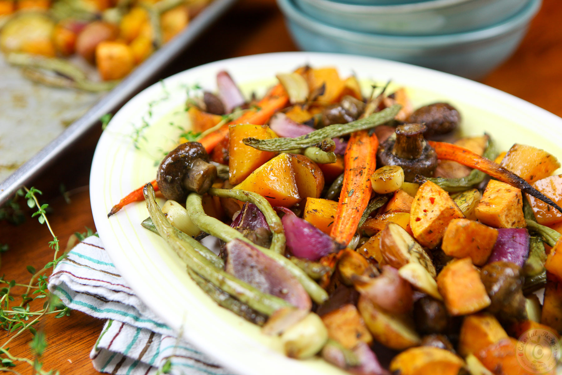 Roasted Fall Vegetables
 Roasted Fall Ve ables Colorful Recipes