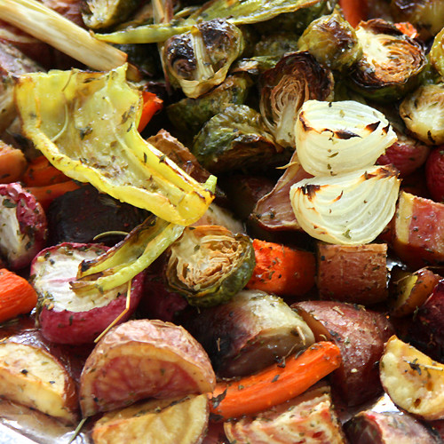 Roasted Fall Vegetables Recipe
 Foy Update Roasted Ve ables with Polenta Fall Recipe