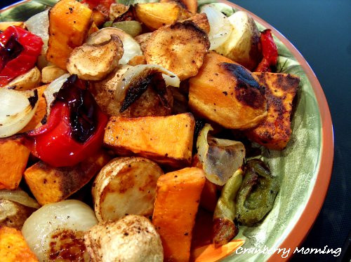 Roasted Vegetables For Thanksgiving
 Cranberry Morning Thanksgiving Roasted Ve ables Recipe