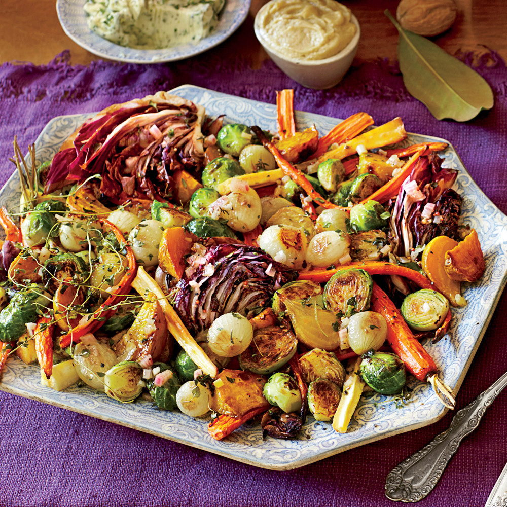 Roasted Vegetables Thanksgiving Recipe
 Roasted Ve able Salad & Apple Cider Vinaigrette Recipe