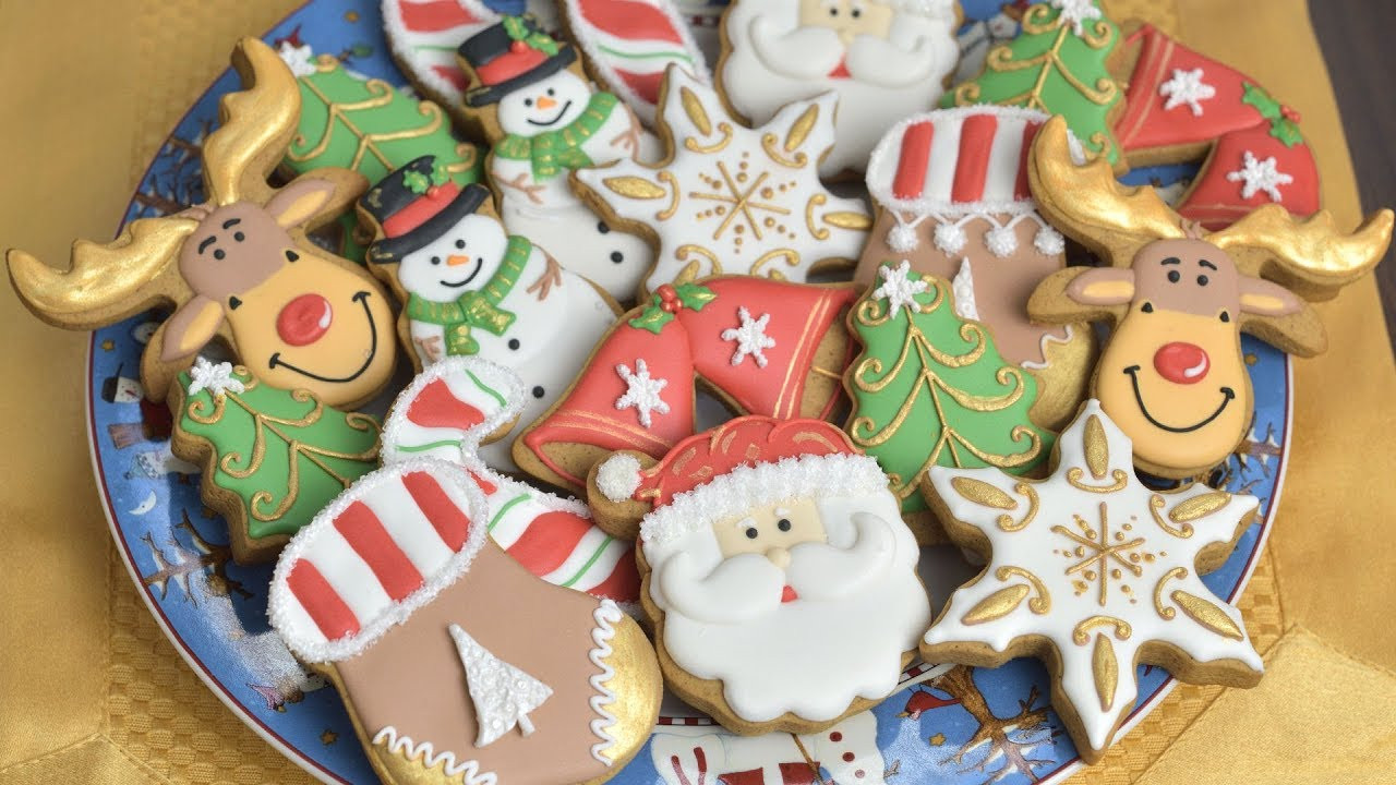 Royal Icing Christmas Cookies
 CHRISTMAS COOKIES Decorating with Royal Icing for