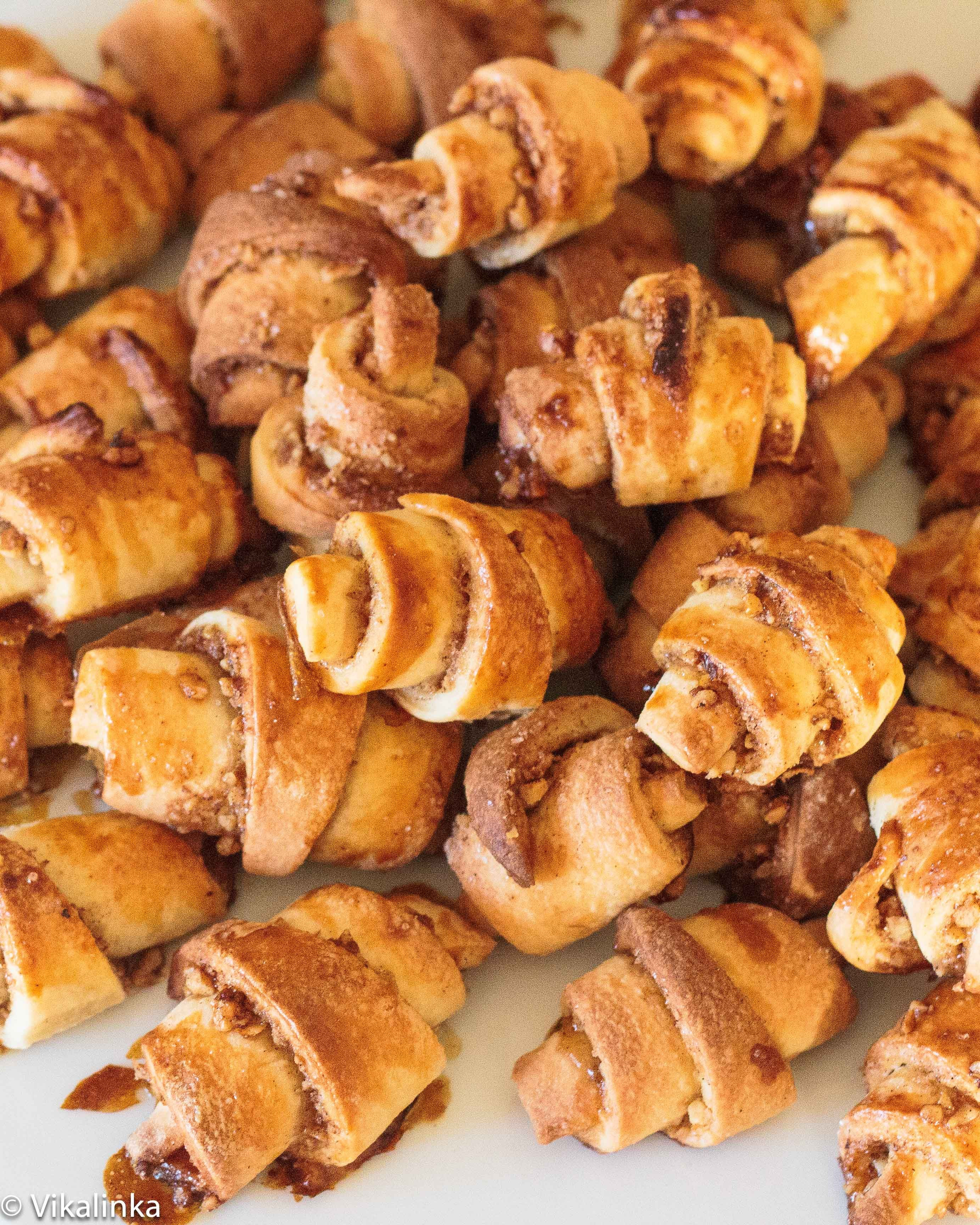 Russian Christmas Desserts
 Rugelach Cinnamon honey and walnuts wrapped in flaky