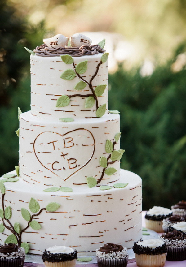 Rustic Fall Wedding Cakes
 20 Rustic Wedding Cakes for Fall Wedding 2015