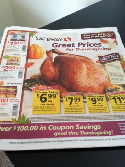 Safeway Thanksgiving Dinner 2019
 Thanksgiving Coupons and Deals at Safeway 2011