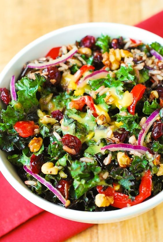 Salad For Christmas Dinner
 Kale salads Kale and Thanksgiving salad on Pinterest
