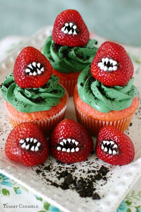 Scary Halloween Cupcakes
 Halloween Recipes Monster Treats The 36th AVENUE