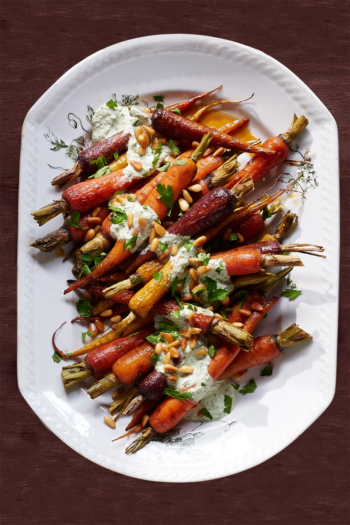 Side Dishes Thanksgiving
 Orange Carrots with Yogurt Parsley Dressing