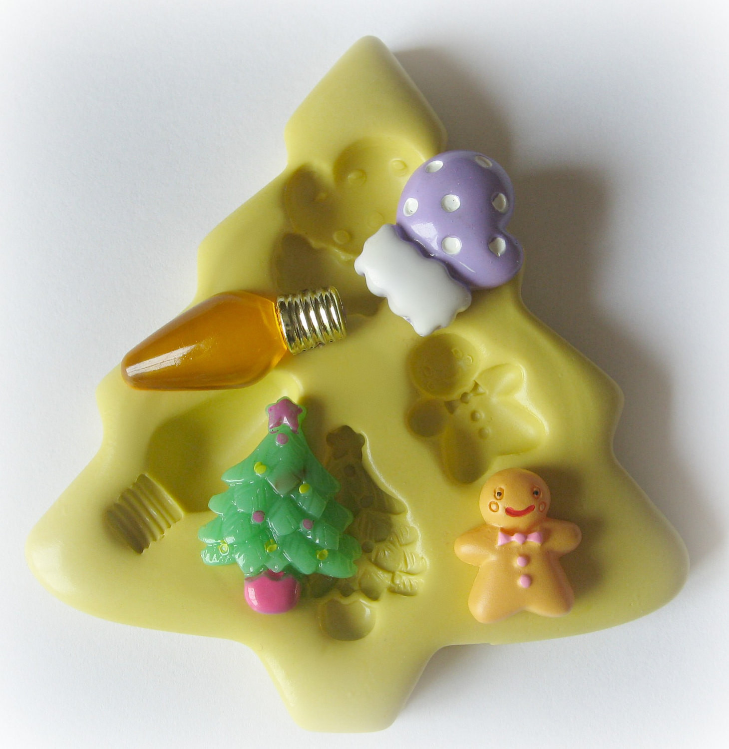 Silicone Christmas Candy Molds
 Christmas Tree Silicone Mold Mitten Christmas Light