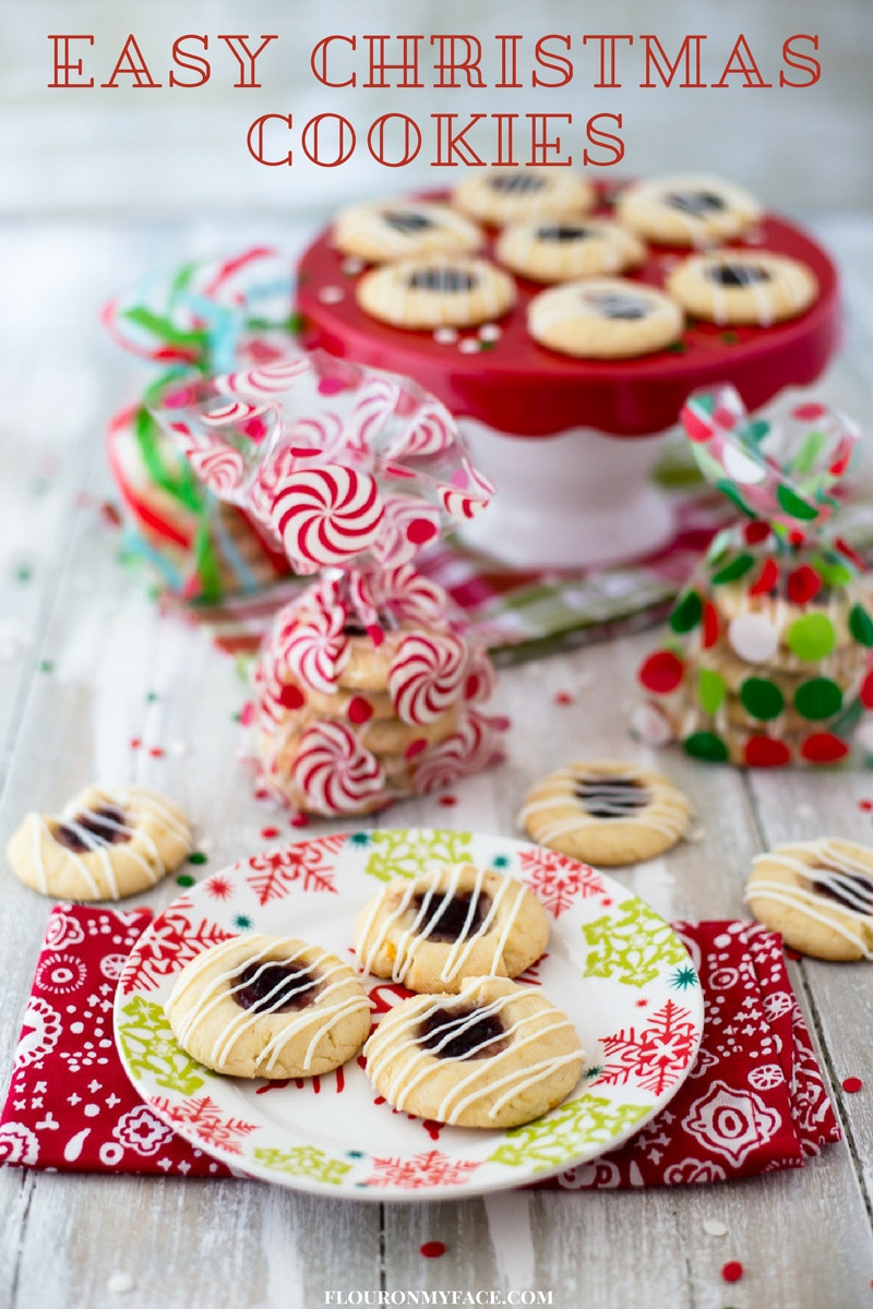 Simple Christmas Cookies
 Raspberry Thumbprint Cookies Flour My Face