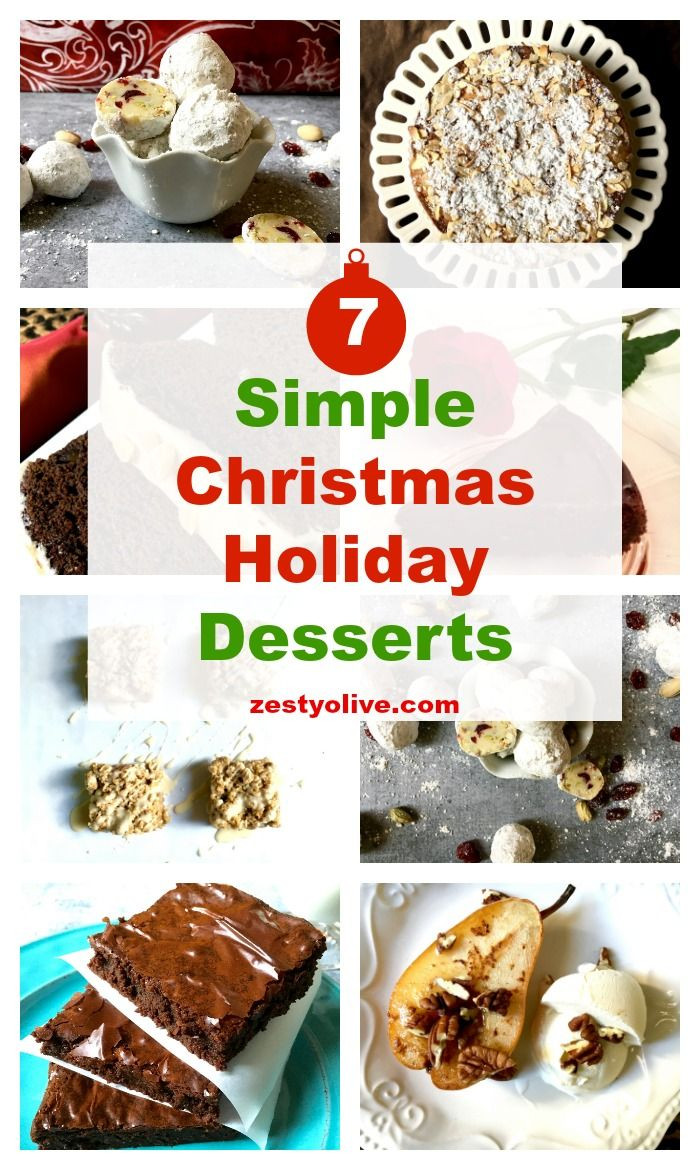 Simple Christmas Desserts
 Best 25 7 course meal ideas on Pinterest