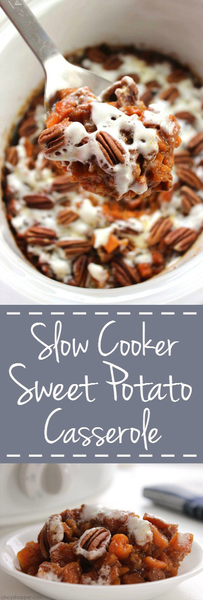 Slow Cooker Thanksgiving Side Dishes
 Slow Cooker Sweet Potato Casserole CincyShopper