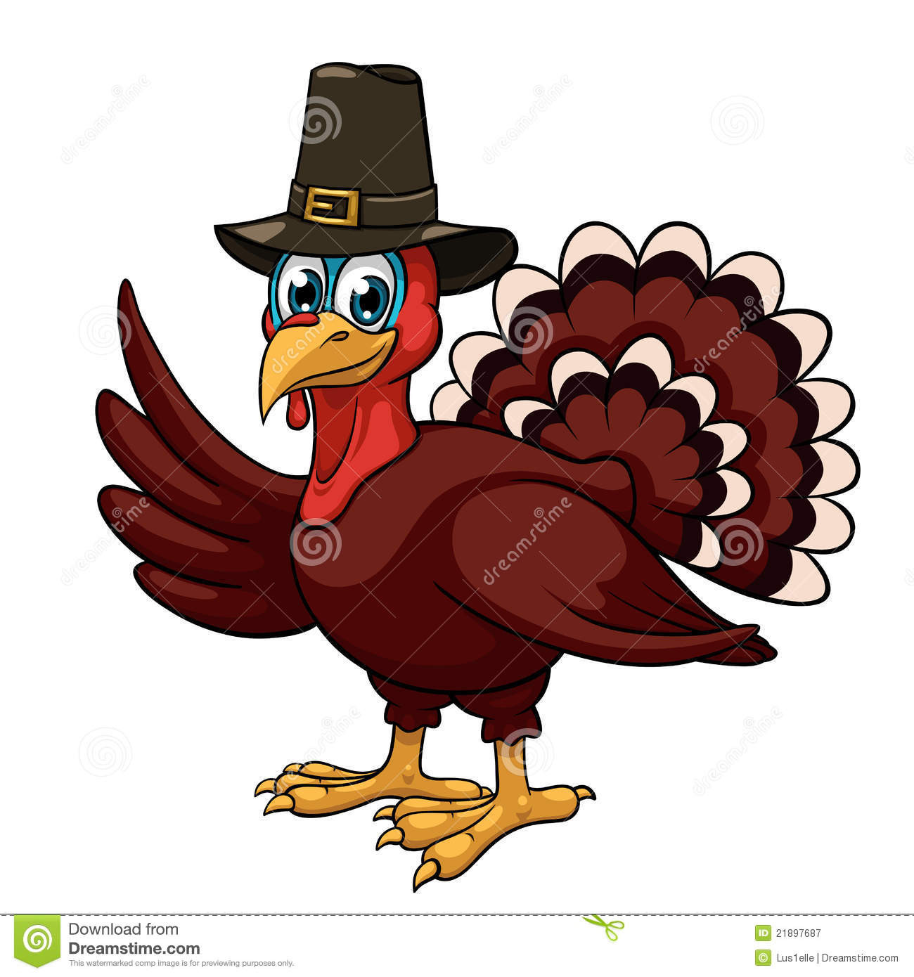 Small Thanksgiving Turkey
 Thanksgiving turkey stock vector Illustration of bird