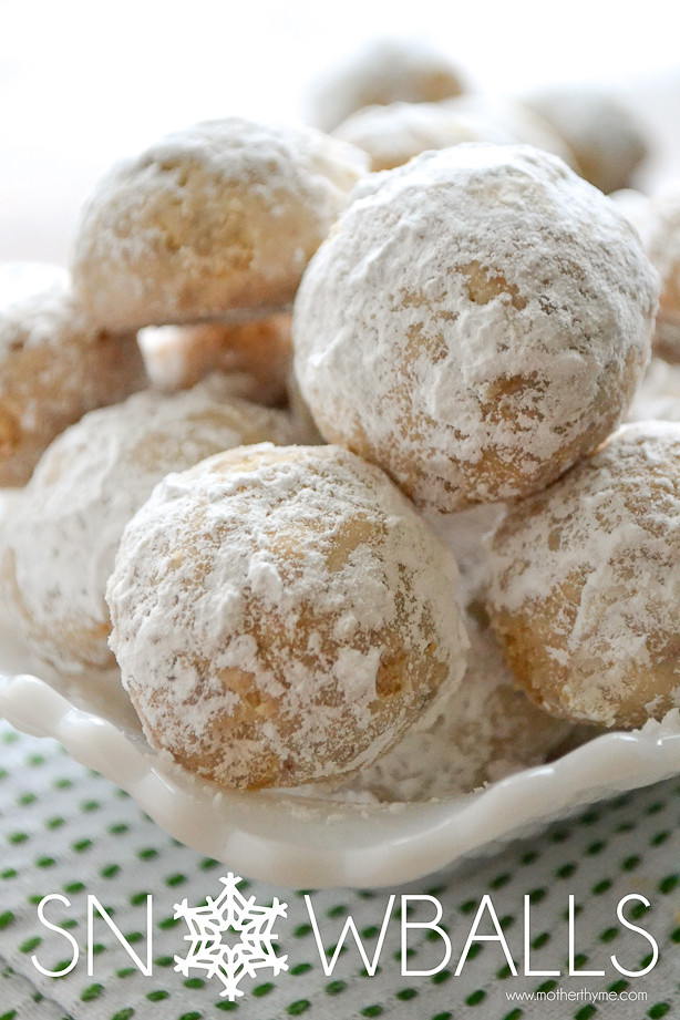 Snowball Christmas Cookies
 Snowball Cookies