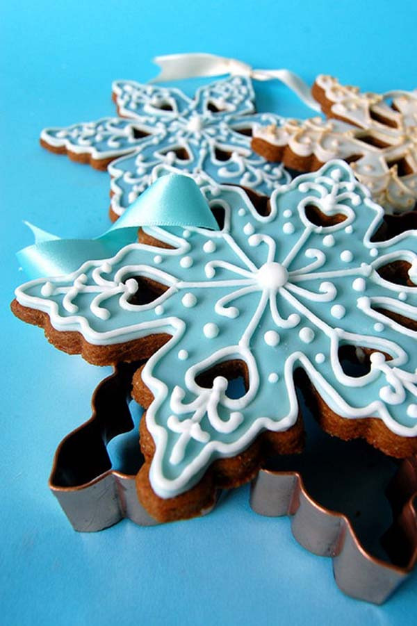 Snowflake Christmas Cookies
 Day 5 Holiday Favorites Snowflake Cookies