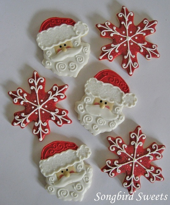 Snowflake Christmas Cookies
 snowflake cookies Christmas