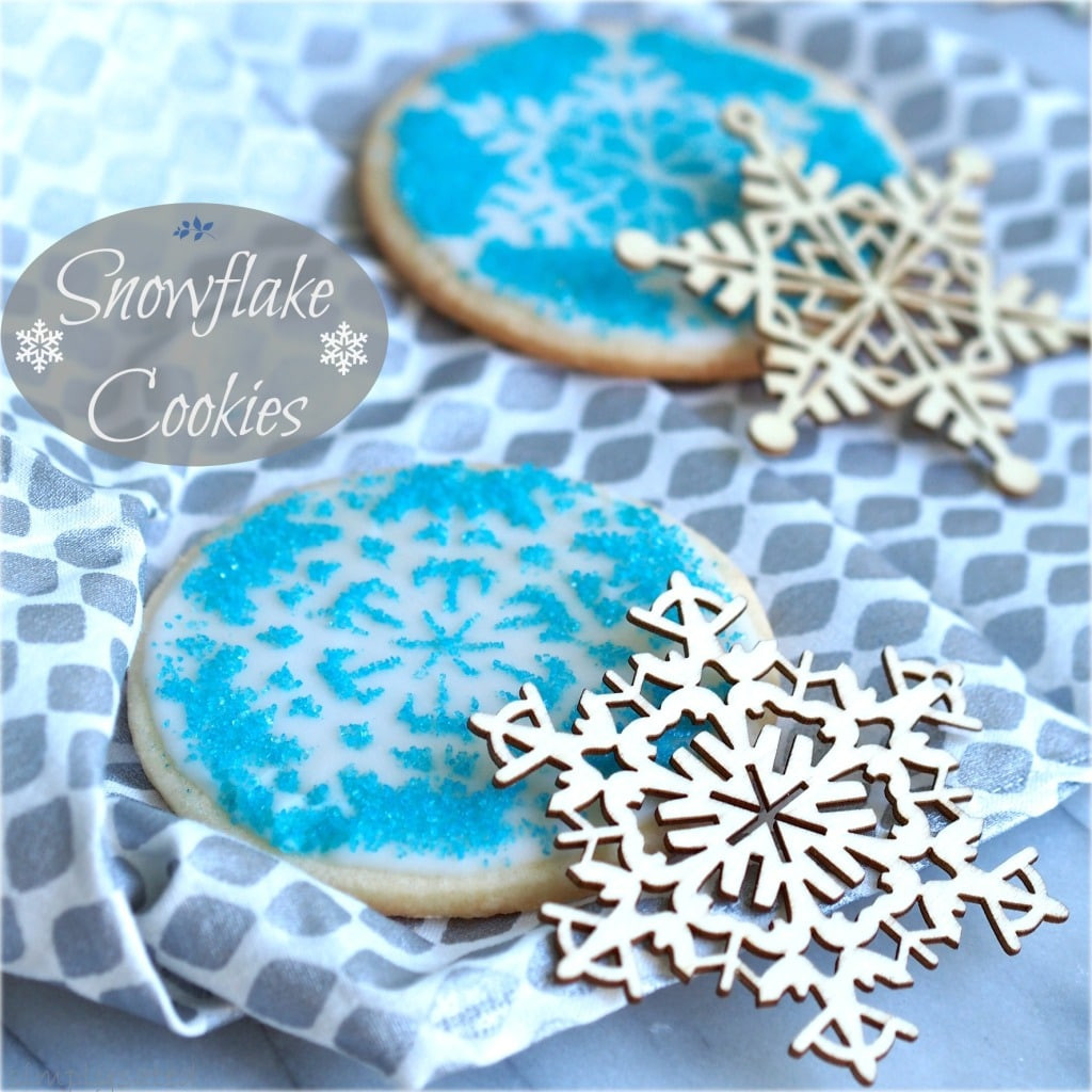 Snowflake Christmas Cookies
 Snowflake Cookies Simply Sated