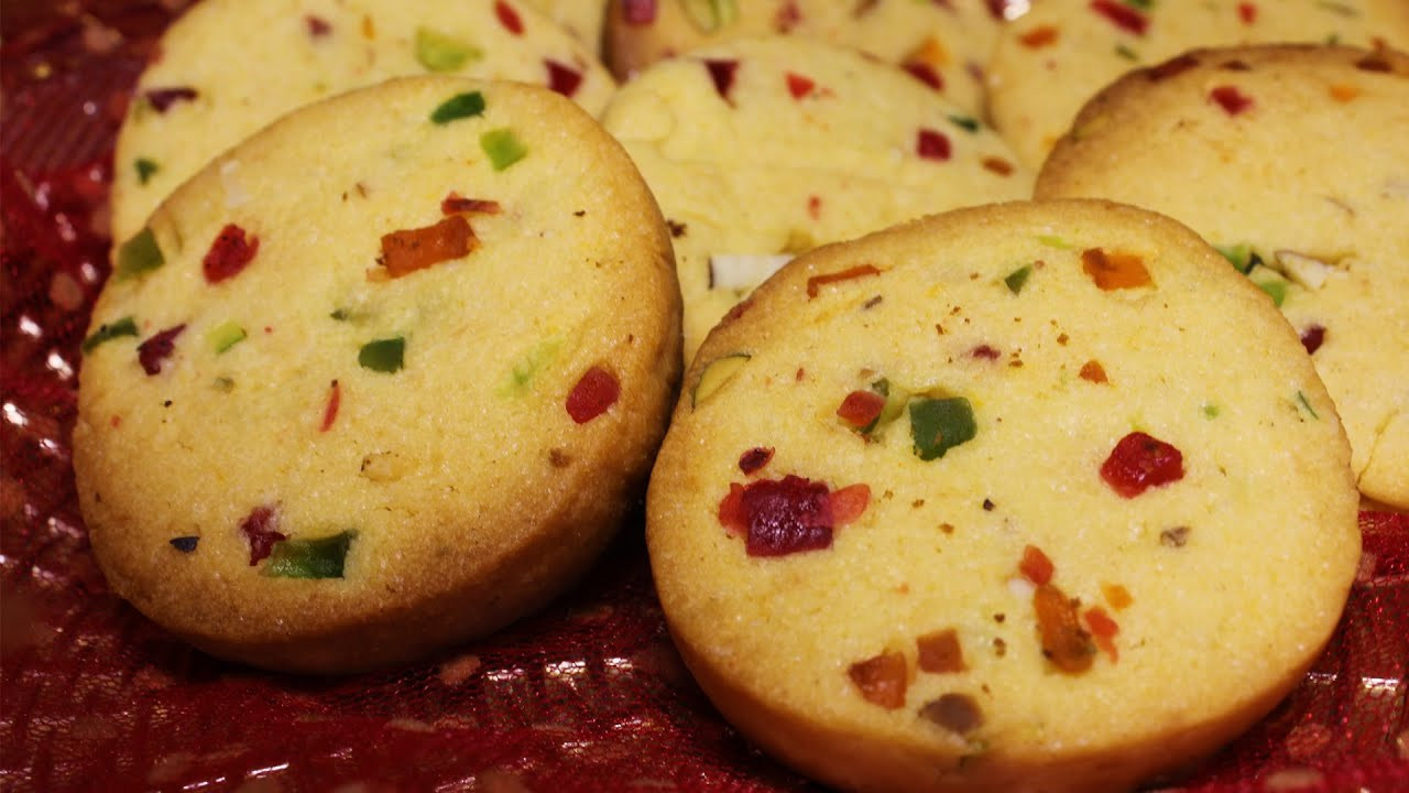 Special Christmas Cookies
 Eggless Tutti Frutti Cookies