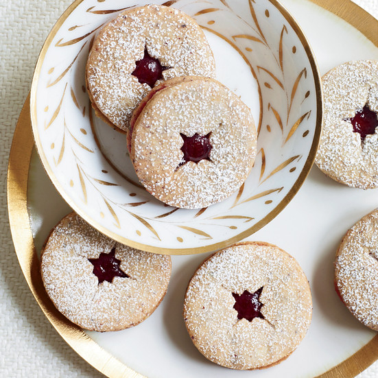 Spiced Christmas Cookies
 Linzer Cookies with Spiced Jam Recipe Kevin Sbraga