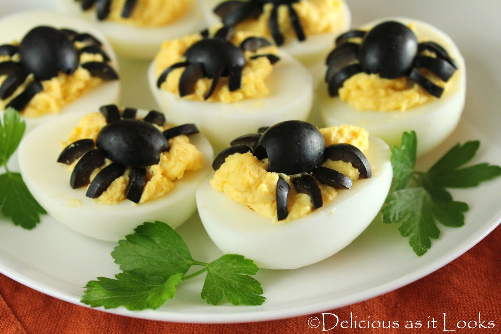 Spooky Deviled Eggs Halloween
 Halloween Spooky Spider Deviled Eggs Delicious as it Looks