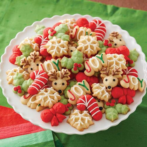 Spritz Christmas Cookies
 Classic Spritz Cookies Recipe