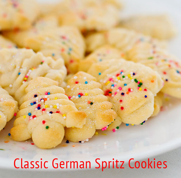 Spritz Christmas Cookies
 Spritz Cookies Easy German Christmas Cookies Recipes