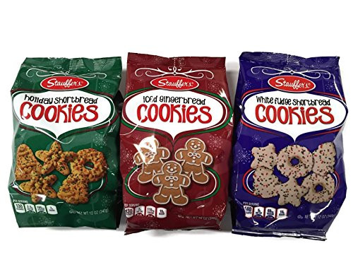 Stauffers Christmas Cookies
 Stauffer s Holiday Cookies Shortbread Iced Gingerbread