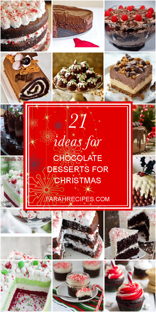 21 Ideas for Chocolate Desserts for Christmas - Most Popular Ideas of ...
