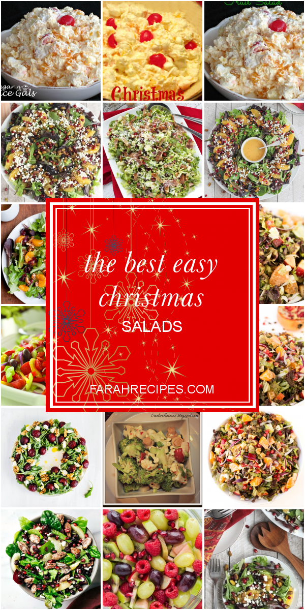 The Best Easy Christmas Salads – Most Popular Ideas of All Time