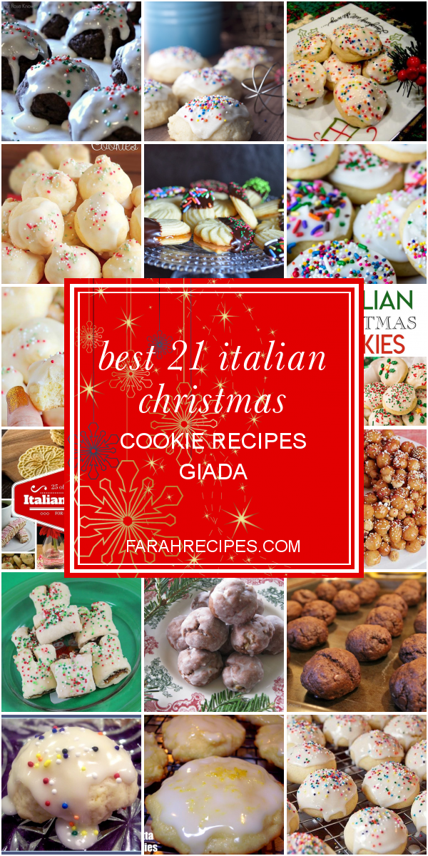 Best 21 Italian Christmas Cookie Recipes Giada – Most Popular Ideas of ...
